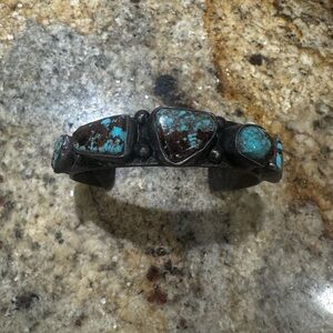 Turquoise and Silver Women's Bracelet